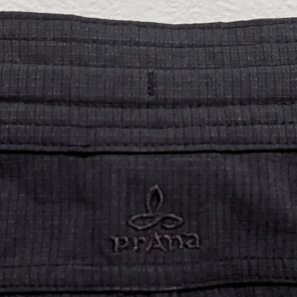 Prana Ebelie Short Hybrid Solid Black Breathable Athletic Size S
